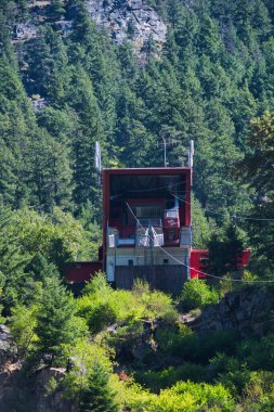 Cehennem Kapısı Gondolunun manzarası. BC Kanada 28 Temmuz 2025