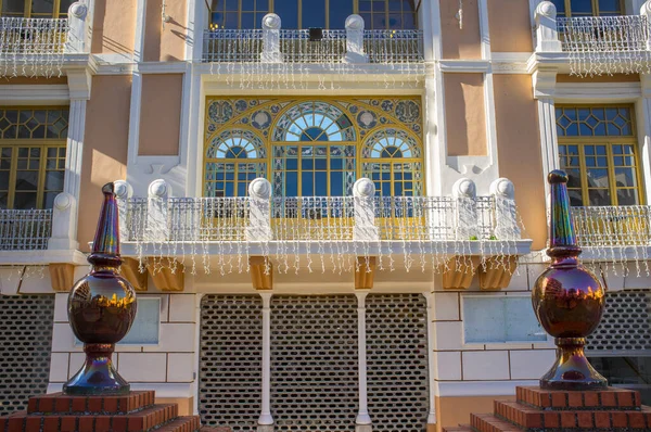 Carolina Coronado Theater Fassadenansicht Vom Espronceda Square Almendralejo Badajoz Spanien — Stockfoto