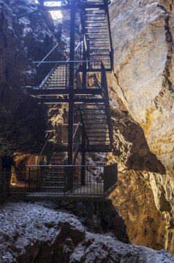 Benimki Jayona merdivenleri, doğal anıt ilan edildi. Fuente del Arco, Badajoz, İspanya