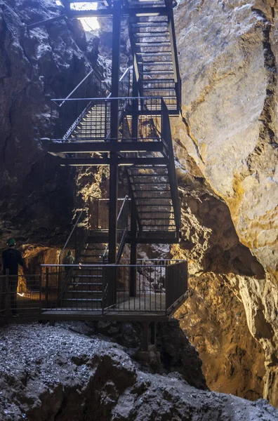 Ορυχείο Σκάλα Jayona Ανακηρύχθηκε Φυσικό Μνημείο Fuente Del Arco Badajoz — Φωτογραφία Αρχείου