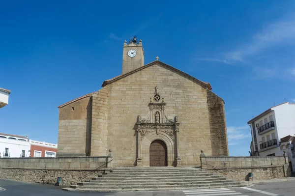 Parish Church Our Lady Assumption Malparida Caceres Extremadura Spain — Stock Photo, Image