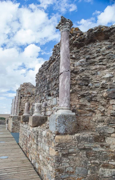 Римские Останки Города Регина Турдулорум Касас Фабда Бадахос Испания — стоковое фото