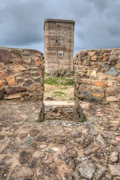 Stronghold Feria Badajoz Spain One Most Remarkable Castle Extremadura — Stock Photo, Image