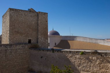 Lucena Moral Castle, now housing the Archaeological-Ethnological Museum of Lucena, Sierras Subbeticas, Cordoba, Spain