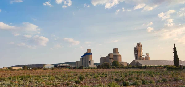 Alconera Spanien Juli 2022 Alconera Cementpulverfabrik Badajoz Spanien — Stockfoto