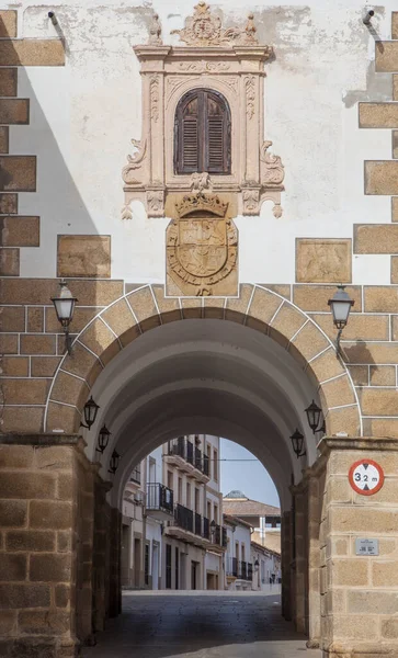 Arco Concepcion Tor Der Stadtmauer Erbaut 1611 Alcantara Straßen Altstadt — Stockfoto
