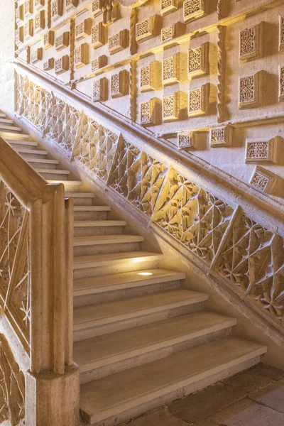 Valladolid España Julio 2020 Escaleras Interiores Del Colegio San Gregorio —  Fotos de Stock