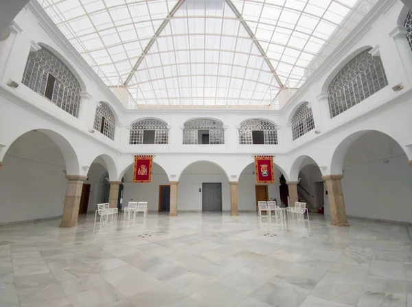 Merida Spain April 27Th 2023 Assembly Extremadura Building Courtyard Former — Stock Photo, Image