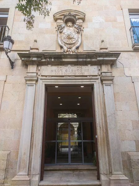 Caceres Spanje September 2022 Real Audiencia Zetel Van High Court — Stockfoto