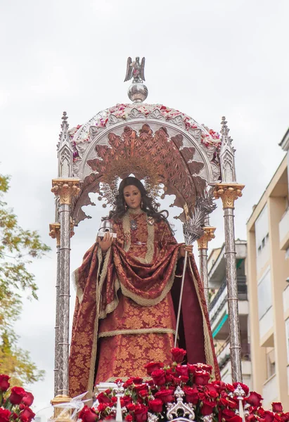 Merida Espagne Décembre 2022 Procession Eulalia Merida Martyr Vénéré Avec — Photo