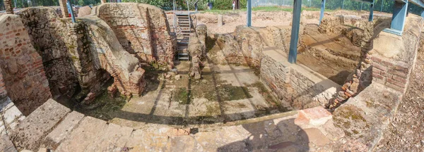 Torreaguila Roman Villa Remains Barbano Badajoz Spain House Baths Thermae — Stock Photo, Image