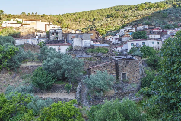 Huetre 西班牙埃斯特雷马杜拉Caceres Las Hurdes地区美丽的小村庄 — 图库照片