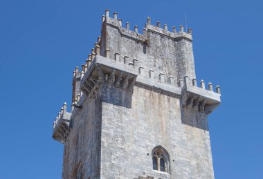 Beja Kalesi mermer kalesi, Baixo Alentejo, Portekiz. Şehrin en sembolik anıtı.