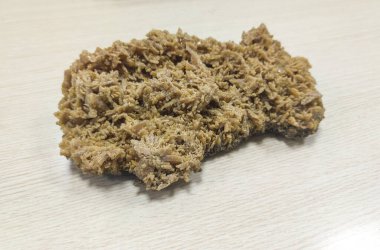 Tartarik asit kristalleri, harika sağlık özellikleri olan üzüm kalıntıları. Seçici odak