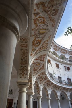 Cabildo Meydanı, Seville, İspanya. Katedral 'e yakın olan az bilinen bir yer.