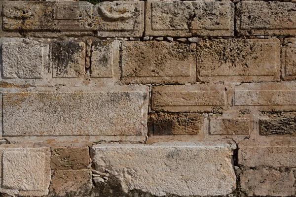 Antika Bir Binanın Duvarının Cephesinin Bir Parçası — Stok fotoğraf