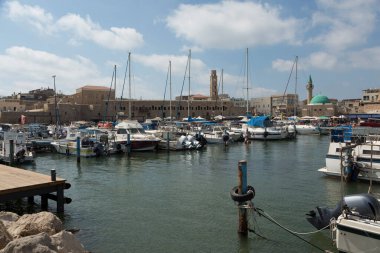 Antik Acre şehrinin limanında