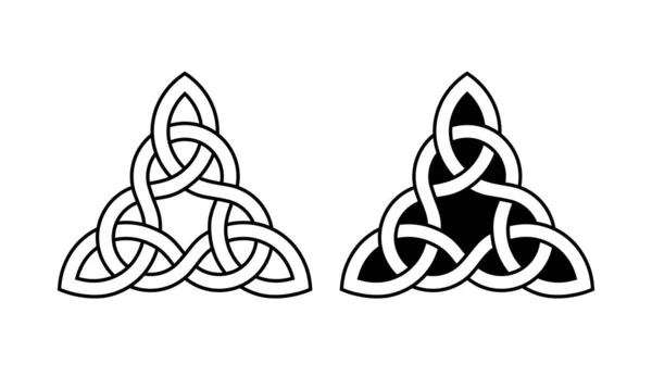 Keltische Knoopvector Illustratie Keltische Nationale Stijl Verweven Patroon Geïsoleerde Vector — Stockvector