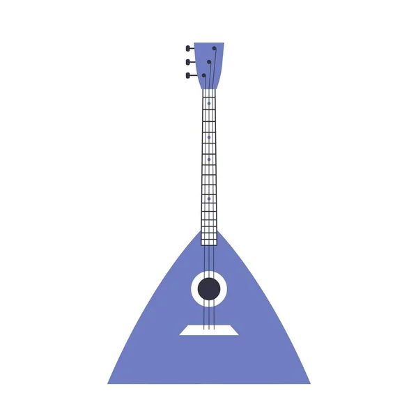 Balalaika National Russe Instrument Musique Cordes Folkloriques — Image vectorielle