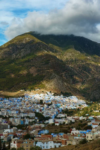 North Africa. Morocco. Chefchaouen. The colored houses of the village