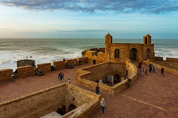 Fas Essaouira Kasbah Karesi Yüzyıldan Kalma Topçu Platformu — Stok fotoğraf