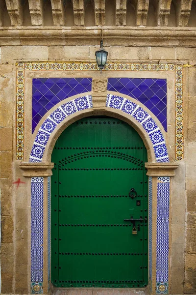 Marruecos Essaouira Una Típica Puerta Vieja Medina —  Fotos de Stock