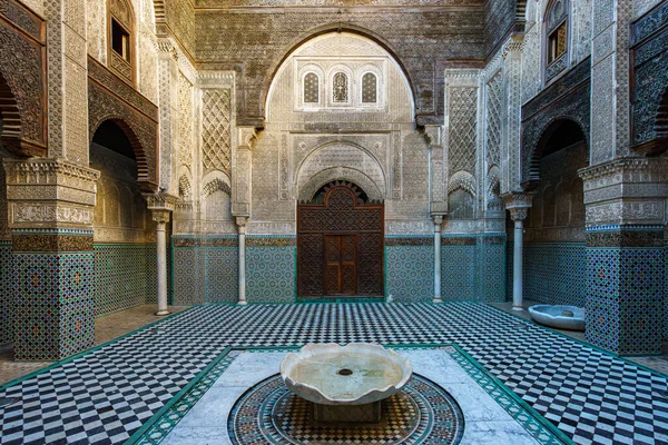 Marruecos Fez Attarine Madrasa Fez Medina Fue Construido Por Sultán —  Fotos de Stock