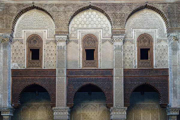 Marocko Fies Attarine Madrasa Fes Medina Den Byggdes Sultanen Uthman — Stockfoto