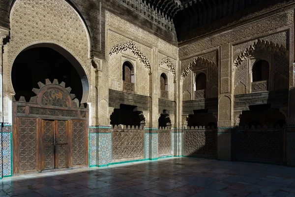 Marocko Vad Det Medersa Bou Inania Byggdes Mellan 1350 Och — Stockfoto