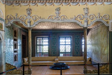 Hindi. İstanbul. Topkapı Sarayı. Ana Kraliçe 'nin dairesinin içinde.