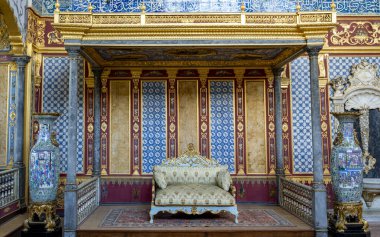 Hindi. İstanbul. Topkapı Sarayı. Sultan 'ın dairesinin içinde.