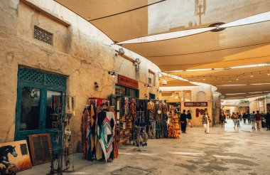 Al Seef at Dubai Creek, Dubai UAE. Editorial taken 2 January 2023