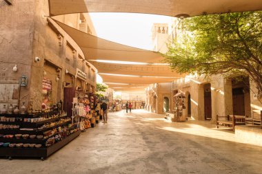 Al Seef at Dubai Creek, Dubai UAE. Editorial taken 2 January 2023