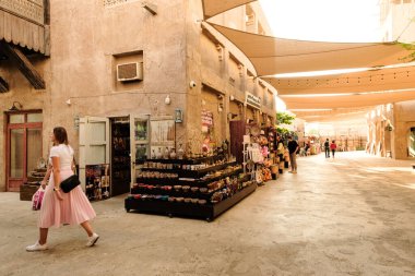 Al Seef at Dubai Creek, Dubai UAE. Editorial taken 2 January 2023