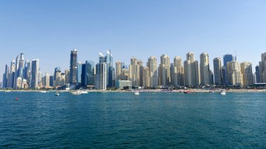 Beautiful skyline of Dubai city, United Arab Emirates. 