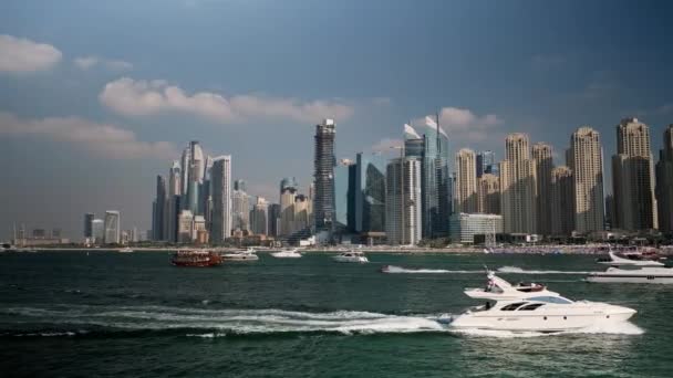 Jumeirah Beach Frontline Dubai United Arab Emirates Editorial Taken January — Stock videók