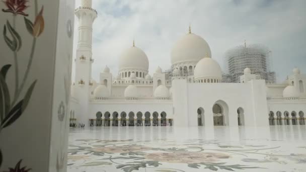 Interior Sheikh Zayed Mosque Abu Dhabi Editorial Taken January 2023 — стоковое видео