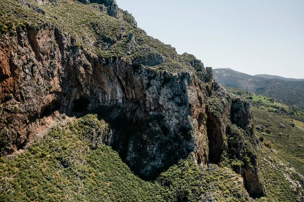 Hoge Rots Kliffen Bij Topolia Gorge Kreta Griekenland — Stockfoto