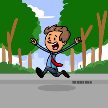 Bir işçi telaşla içeri girdi ve geç kalmaktan korktu.