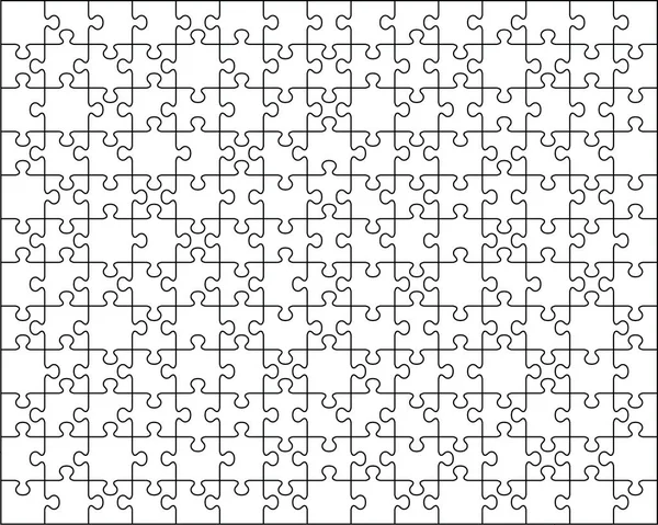 Illustratie Van Grote Witte Puzzel Losse Stukjes Vectorbeelden