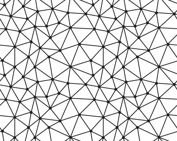 Naadloos Patroon Van Raster Van Driehoeken Geometrische Zwarte Lijnen Voor Stockvector