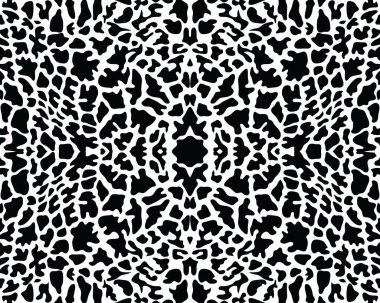 Beyaz arka planda kusursuz zürafa derisi deseni