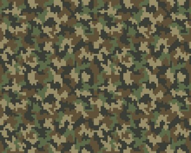 Kusursuz dijital moda kamuflaj deseni