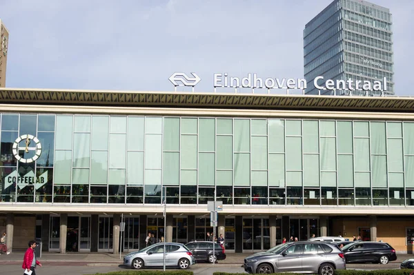 Eindhoven Nederländerna Oktober 2022 Entré Till Eindhovens Tågstation — Stockfoto