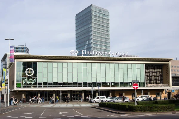 Eindhoven Nederländerna Oktober 2022 Entré Till Eindhovens Tågstation — Stockfoto