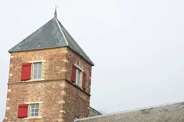 Closeup Tower Castle Breda Netehrelands — Stock Photo, Image
