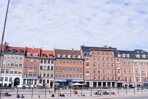 Kopenhag Danimarka Nisan 2023 Kopenhag Merkezli Bulutlu Şehir Manzarası — Stok fotoğraf
