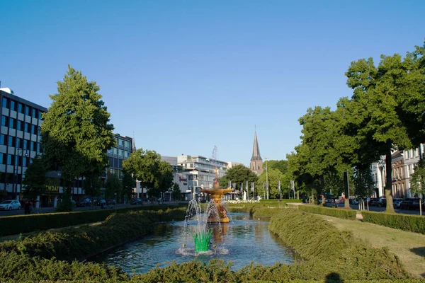 Arnhem Nederländerna Juni 2023 Stadsbilden Centrala Arnhem Med Träd Och — Stockfoto