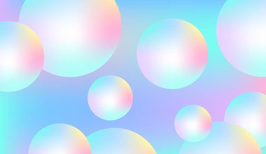 Soyut arkaplan, gradyan arkaplan, kabarcıklar, pastel, pembe, mavi