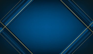 Koyu mavi, altın rengi, zarif stil tasarımı ile soyut arkaplan.